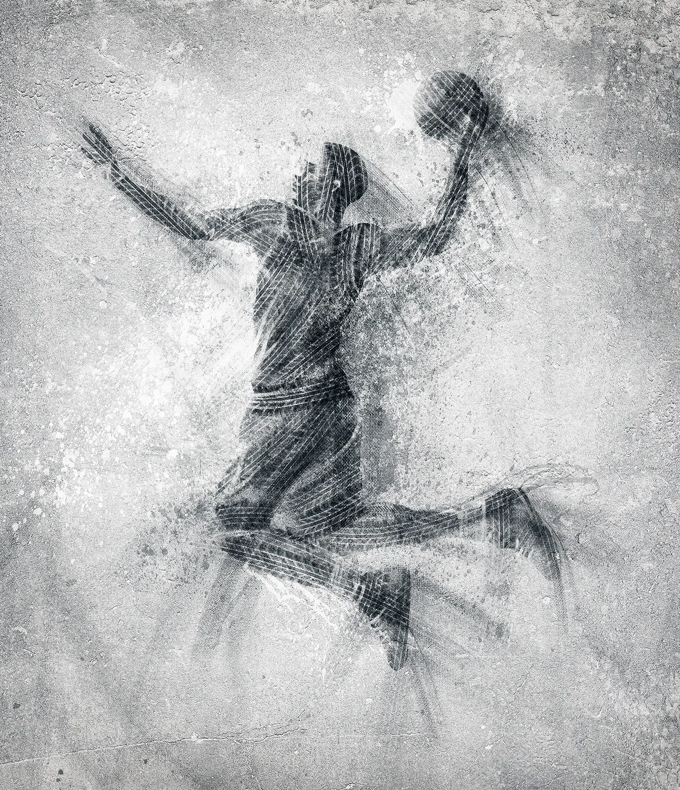 CGI and digital imging of NBA Raptors graphic  for Ford advertising campaign. High-end digital imaging for advertising produced in Toronto by Pierre Bourjo.