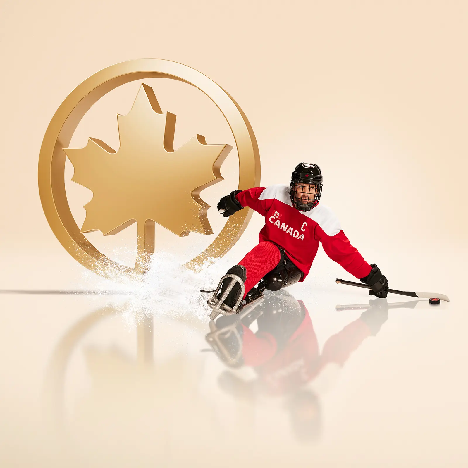 CGI backgrounds and compositing of Canadian athletes for the 2026 Olympic and Paralympic Games, including Marie Philip Poulin, Tyler McGregor, William Dandijnou, Mcassie Sharpe, Alexis Guimond, Kikael Kingsbury. Motion design and CG VFX executed by Pierre Bourjo Imaging.