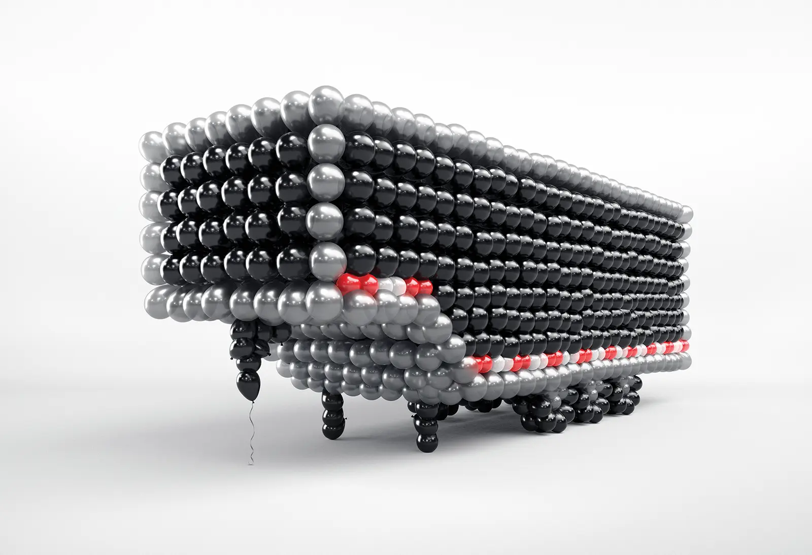 CG modeling and rendering of heavy towing vehicles created with 3D dynamics simulations as inflatable materials for the Ford Super Duty advertising campaign. Featured in Luerzer’s Archive publication The 200 Best Digital Artists Worldwide. Visuals that exceed client expectations by Pierre Bourjo Imaging.