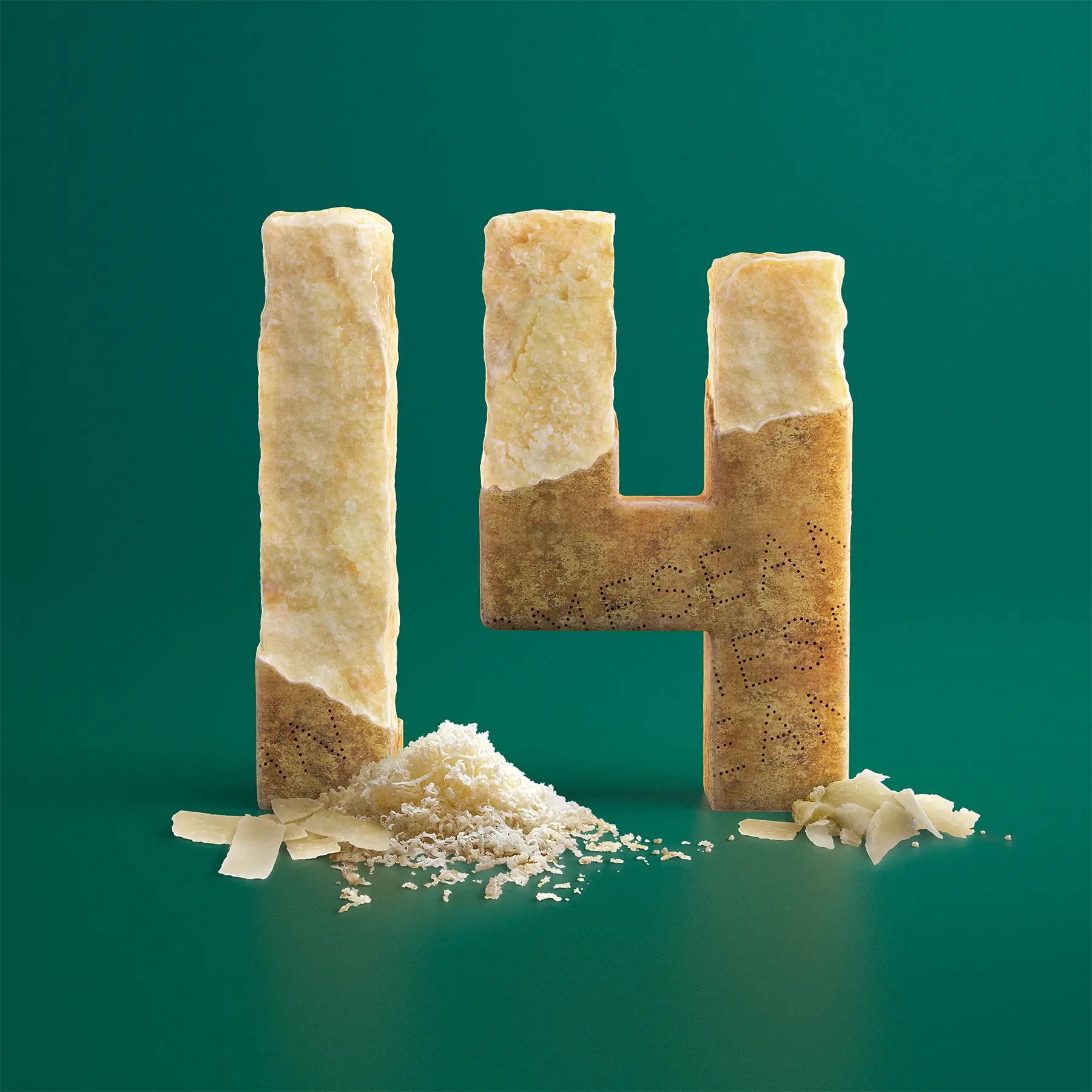 Conceptual typography of CG numbers created for FIGR branding. 3D modeling and texture creation skillfully handled by Pierre Bourjo.