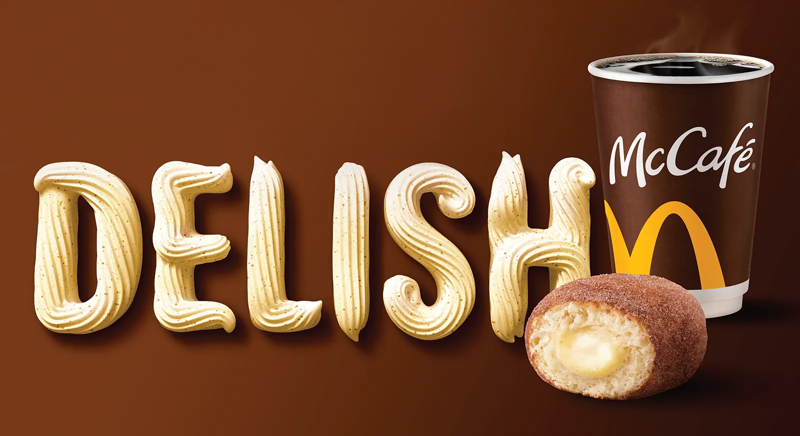 CGI typogrpahy rendering for McDonalds advertising campaign. Premium motion graphics and 3D animation by Pierre Bourjo Studio.